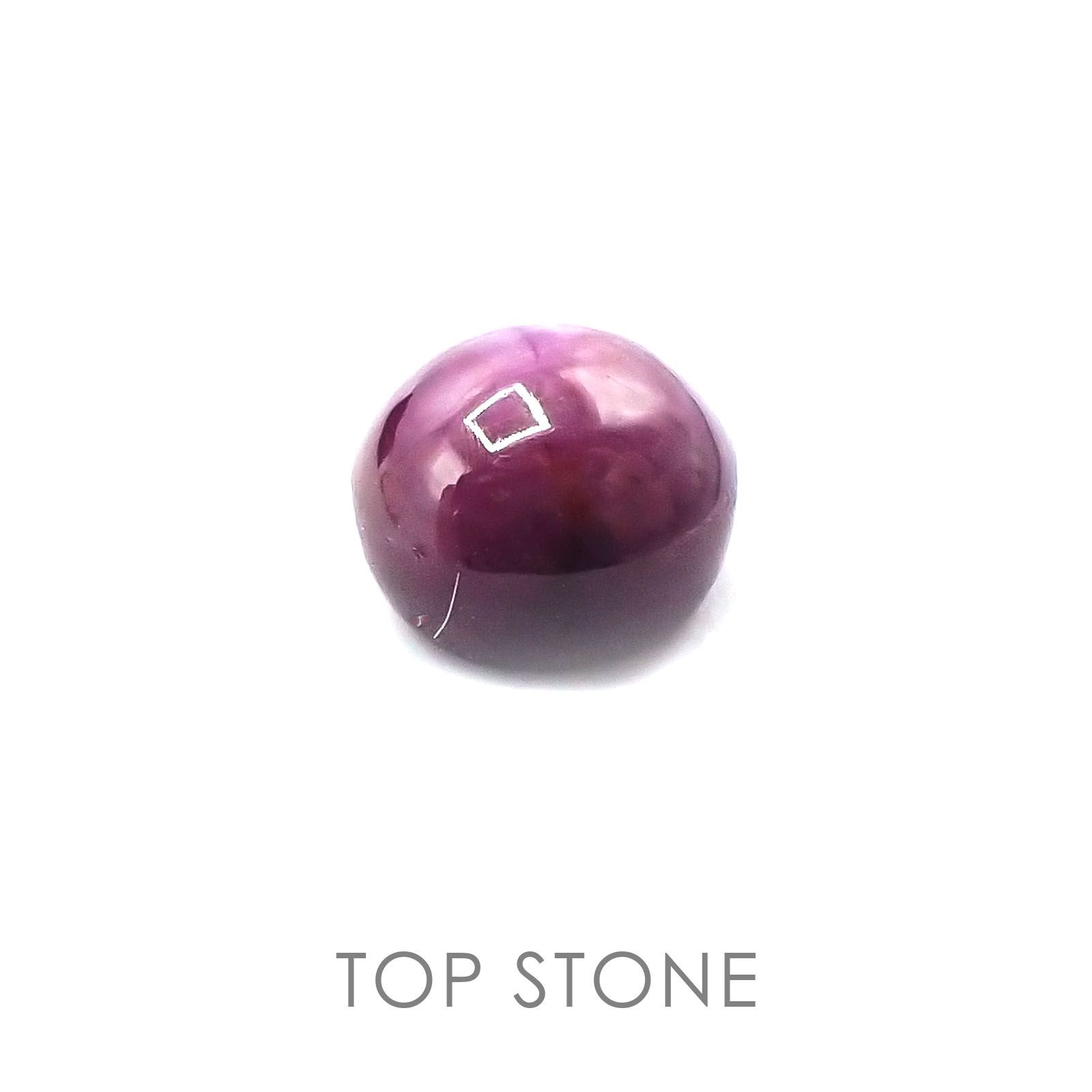 スタールビー インド産 ルース 1.9ct[20084893]6×6mm前後