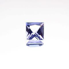 ◇プリンセスカット◇タンザナイト(宝石名タンザナイト)タンザニア産 0.60ct 識別済[230723008]4.9x4.9mm前後