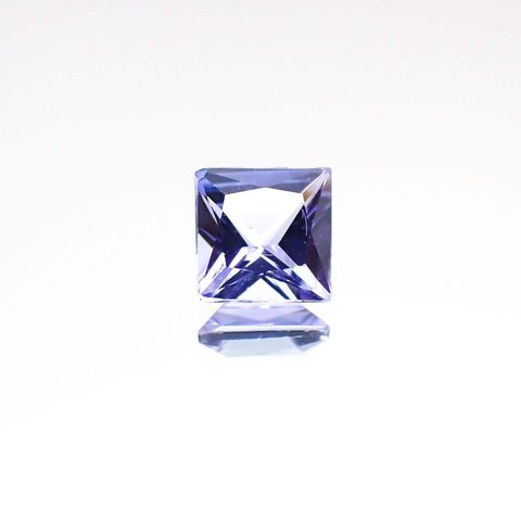 ◇プリンセスカット◇タンザナイト(宝石名タンザナイト)タンザニア産 0.60ct 識別済[230723008]4.9x4.9mm前後