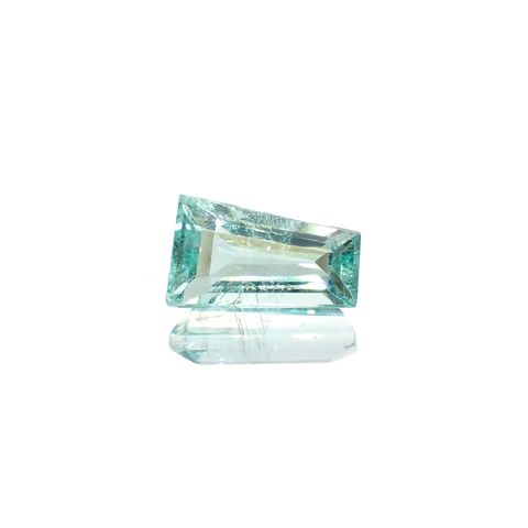 パライバトルマリン(宝石名トルマリン/別名パライバ・トルマリン)モザンビーク産 識別済 1.17ct / 8.3x4.9mm前後 [230421882]