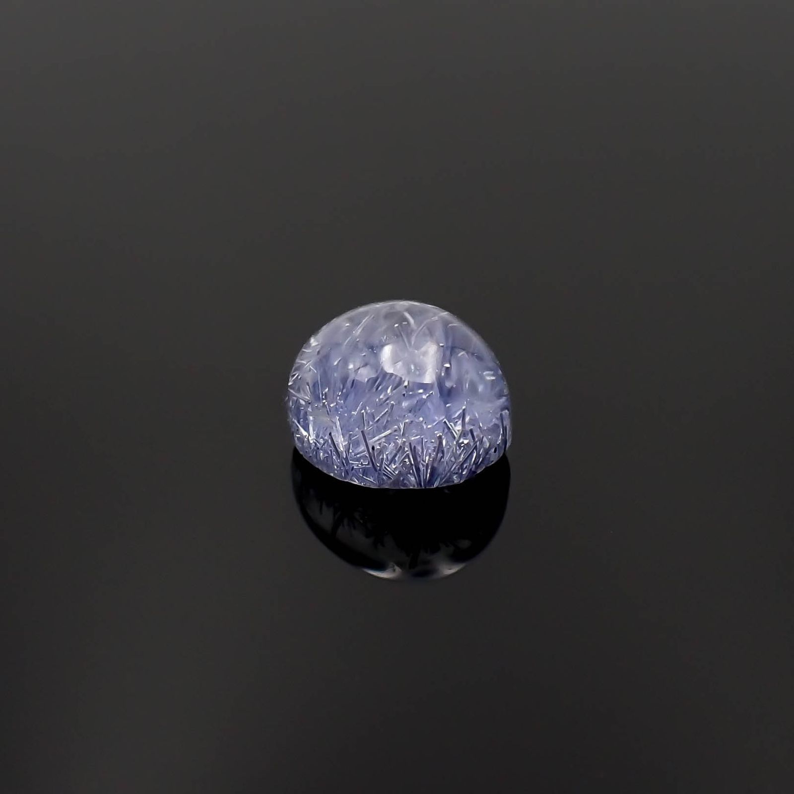 デュモルチェライトインクォーツ ブラジル産 1.97ct[230320894]7.6x6.6mm前後