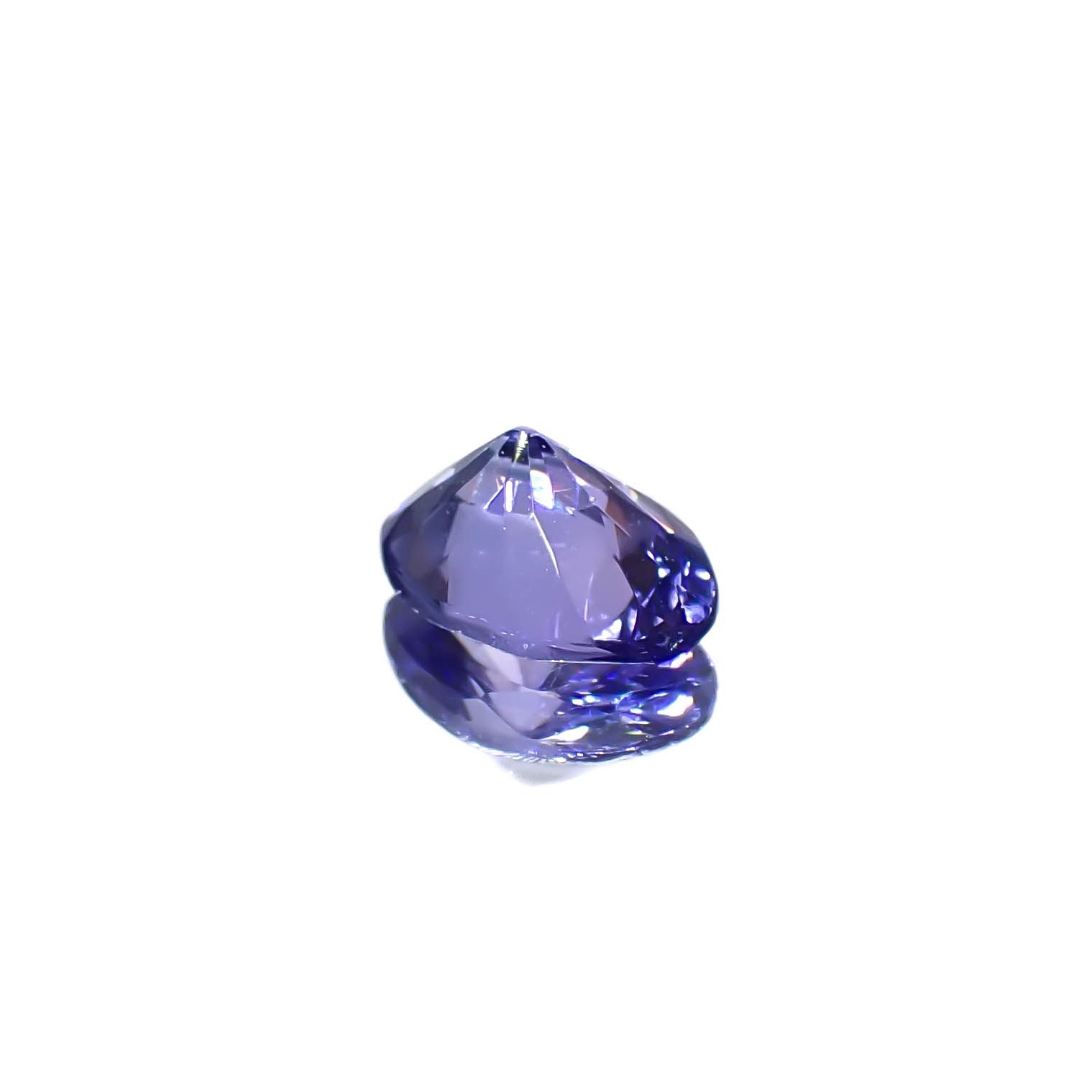タンザナイト(宝石名タンザナイト)タンザニア産 0.69ct 識別済[240627891]6.7x4.9mm前後