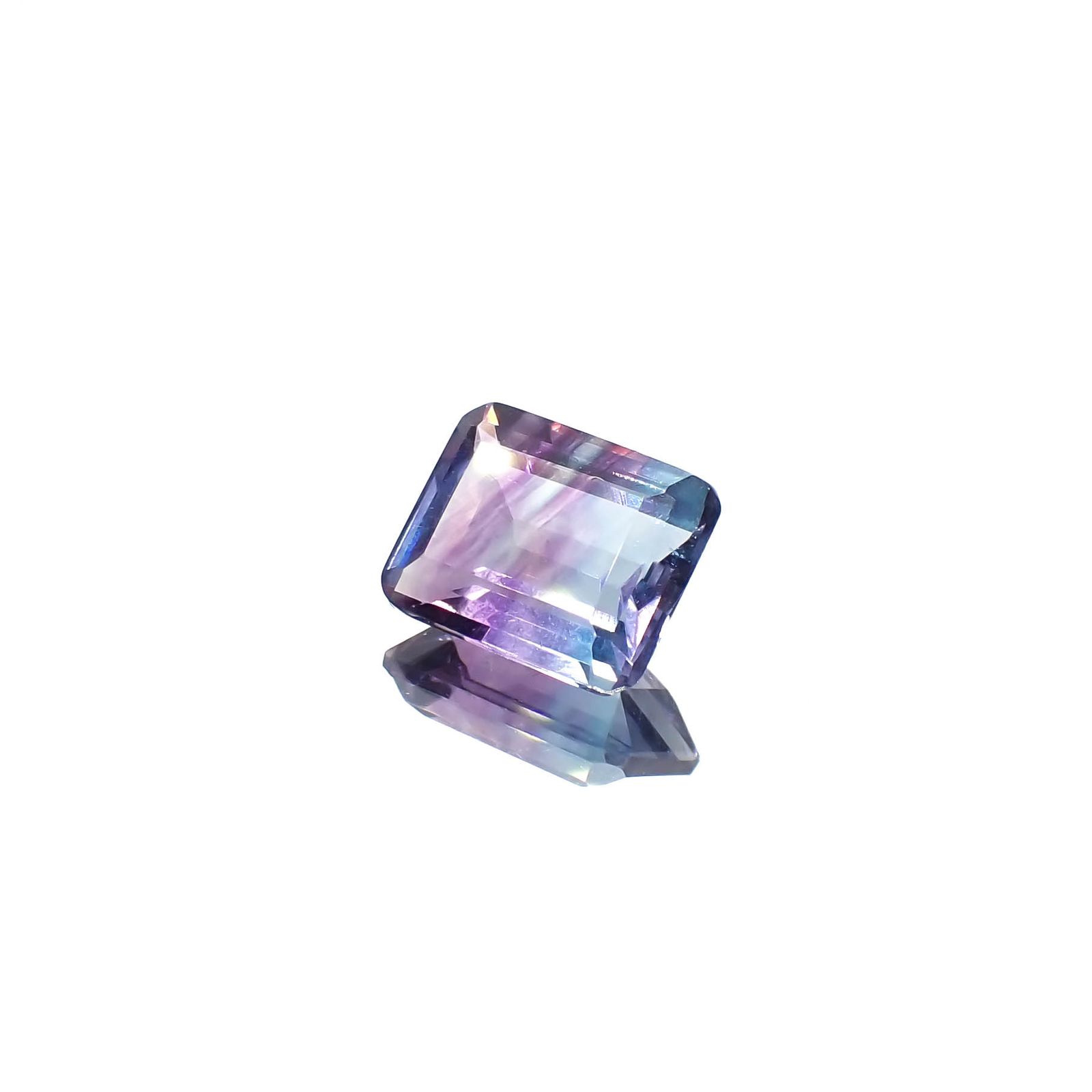 パーティカラーフローライト ブラジル産 3.62ct[230321188]10x8.1mm前後