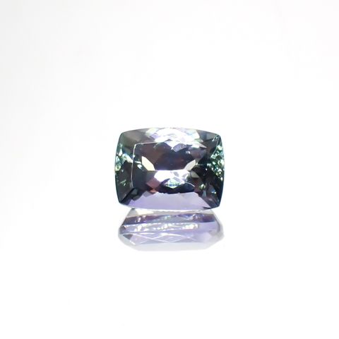 バイカラータンザナイト(宝石名ゾイサイト)タンザニア産 3.77ct 識別済[231224456]10x7.8mm前後