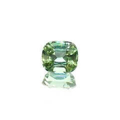 ミントトルマリン(宝石名トルマリン)アフガニスタン産 識別済 1.42ct / 6.9x6.1mm前後 [260320978]