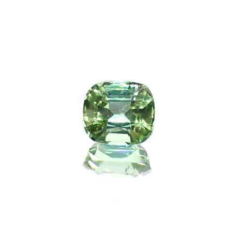 ミントトルマリン(宝石名トルマリン)アフガニスタン産 識別済 1.42ct / 6.9x6.1mm前後 [260320978]