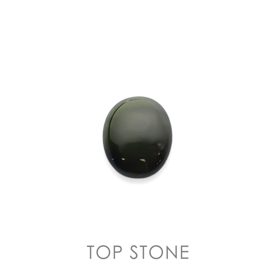 ダイオプサイドキャッツアイ(宝石名ダイオプサイト・キャッツアイ)ロシア産 2.298ct ソ付(CGL)[230120306]9.6x7.9mm前後