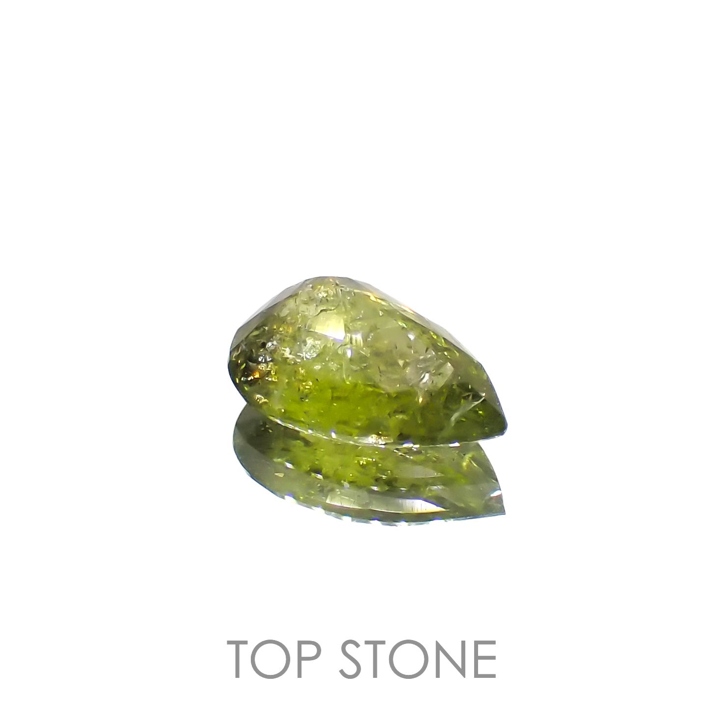 イリデッセンスクロムトルマリン(宝石名トルマリン)ケニア産 0.63ct 識別済[221119095]7.4x5.1mm前後