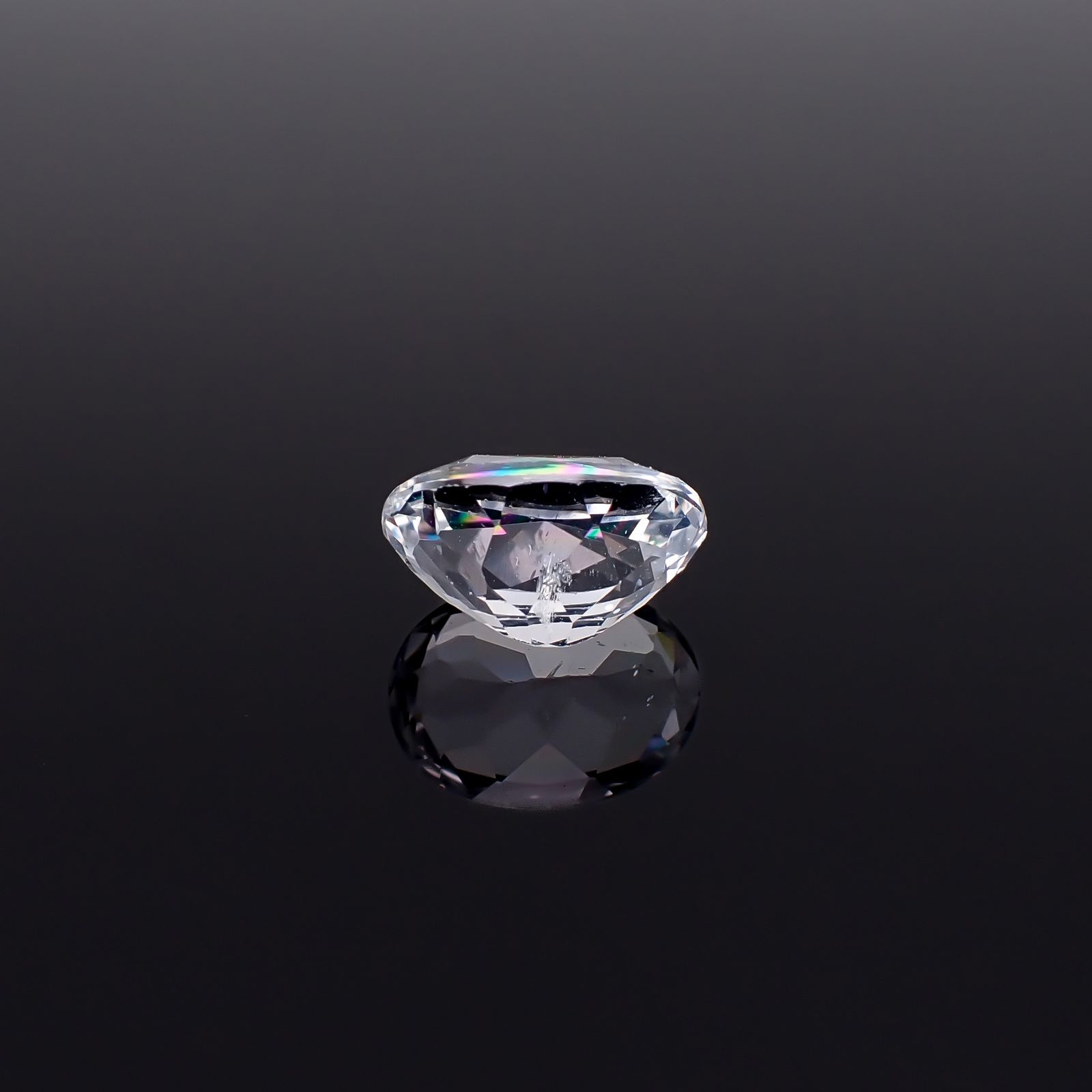 シルバーアパタイト フルオレッセンス アフリカ産 識別済 1.94ct / 8.8x6.6mm前後 [260632509]