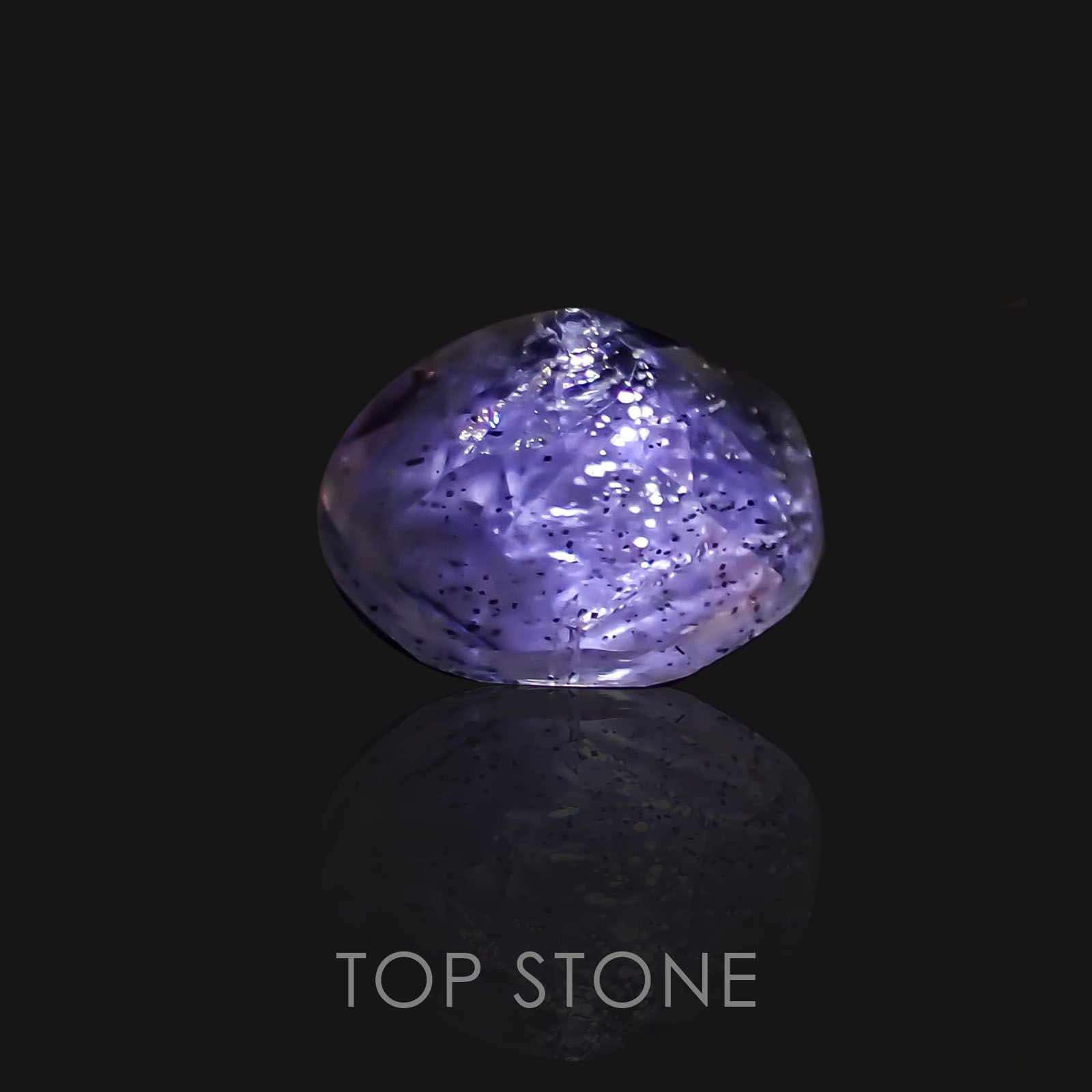 アイオライトサンストーン ブラジル産 ルース 0.74ct[21059240]6.3×6.3mm前後