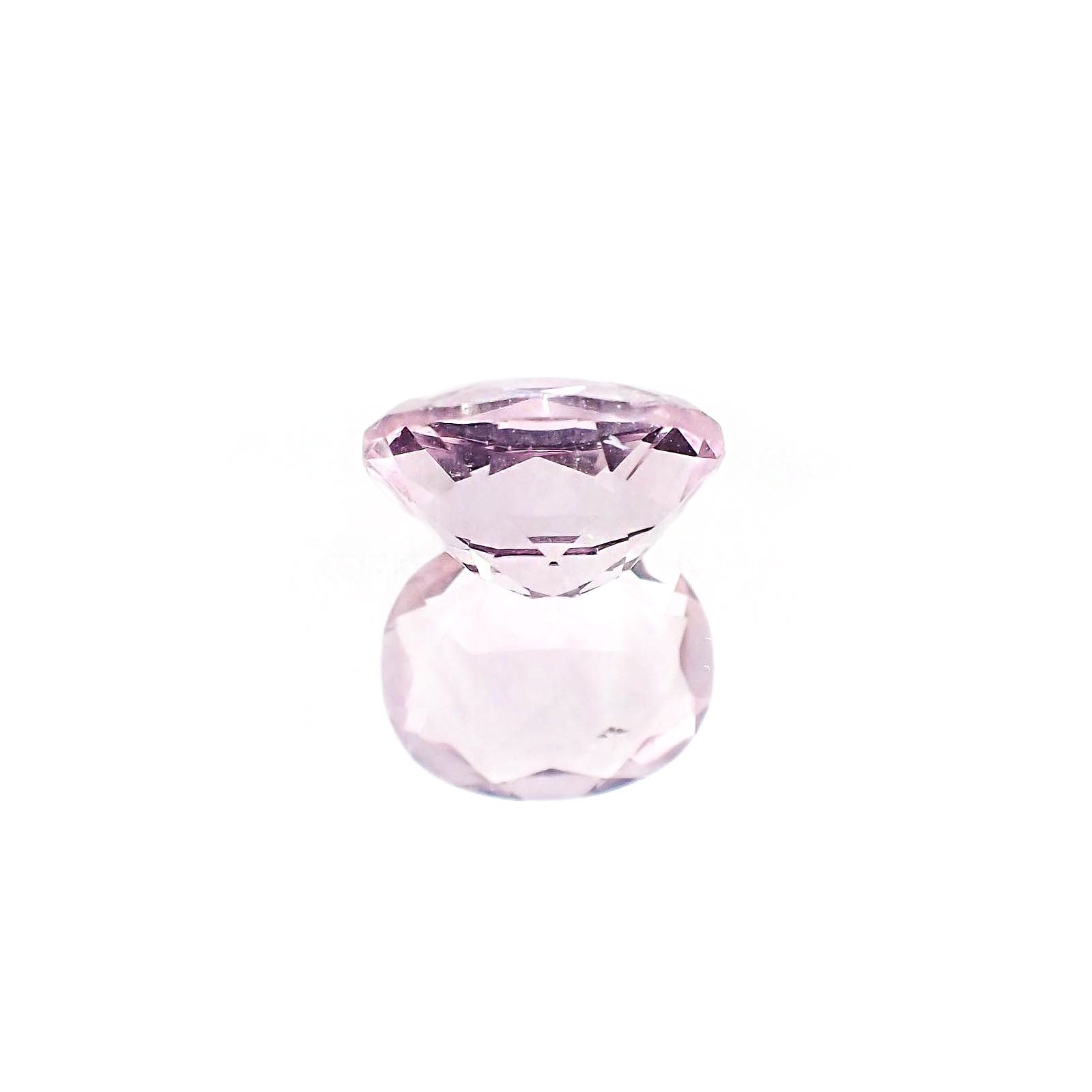 ピンクフローライト(宝石名ピンク・フルオライト)ブラジル産 識別済 4.43ct / 11.2x9mm前後 [230522249]