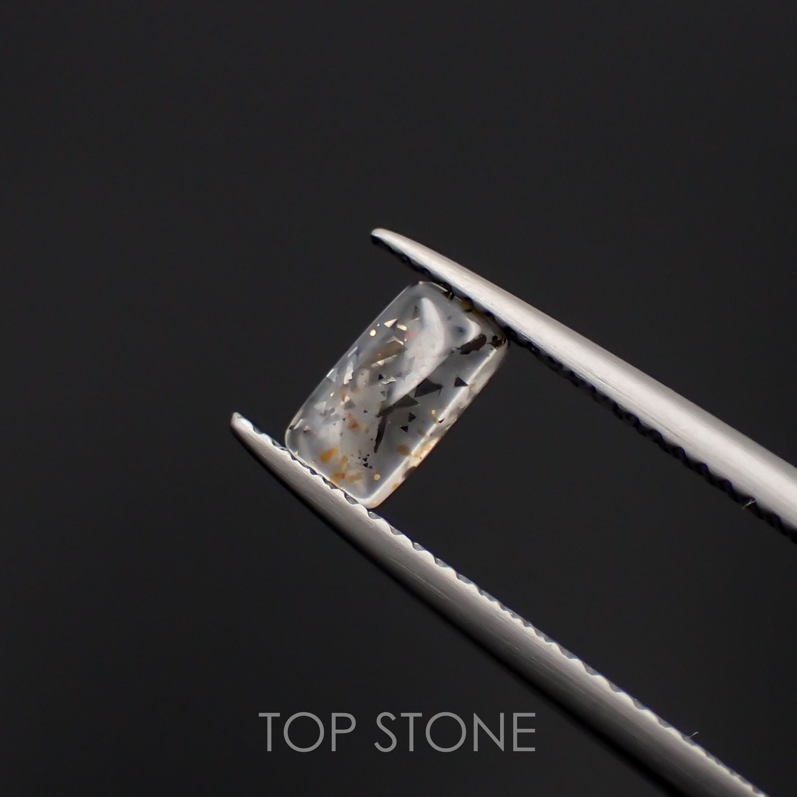 レインボーラティスサンストーン オーストラリア産 0.43ct[230220747]7.1x3.9mm前後