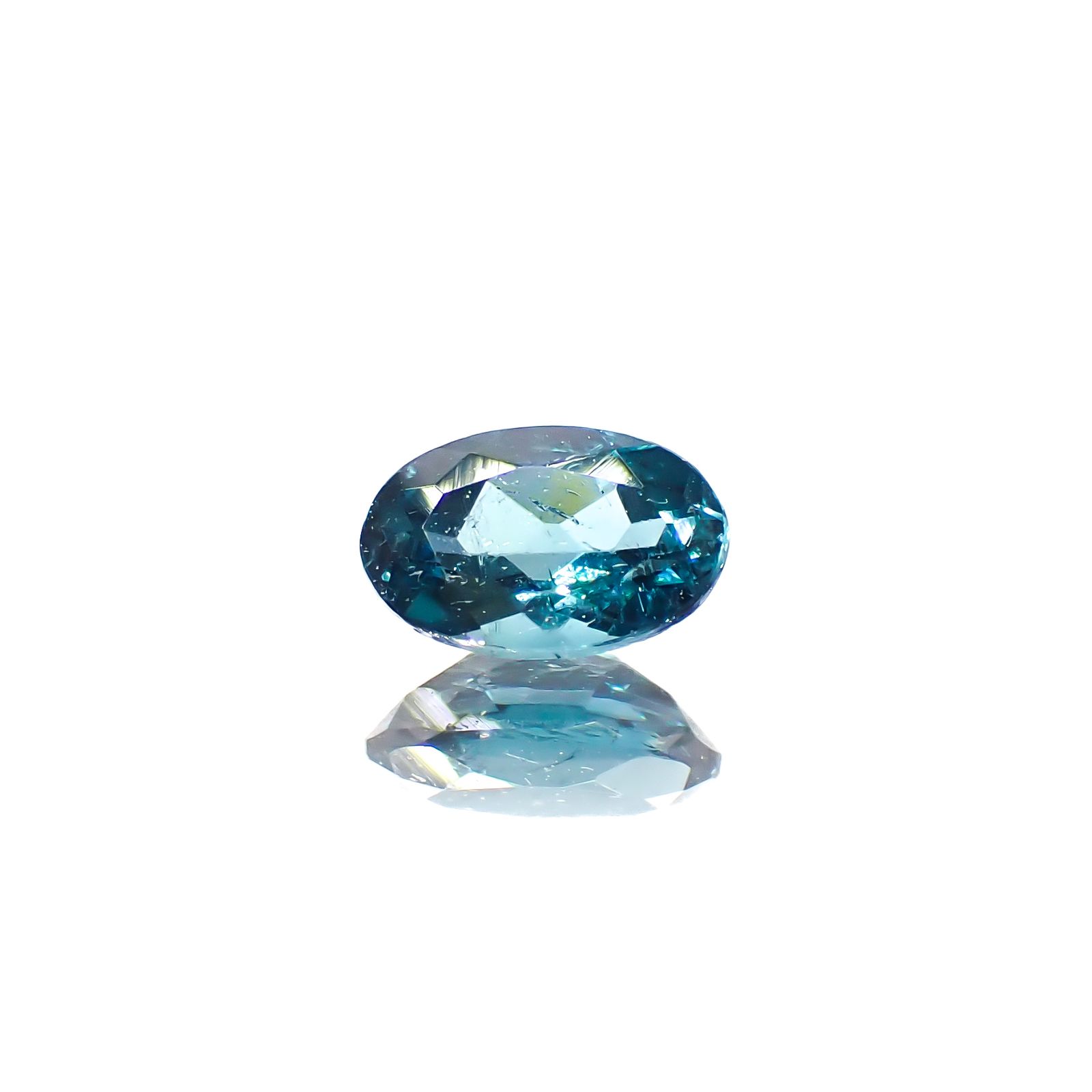ブルーグリーントルマリン ブラジル産 0.23ct[240628038]4.9x3.1mm前後