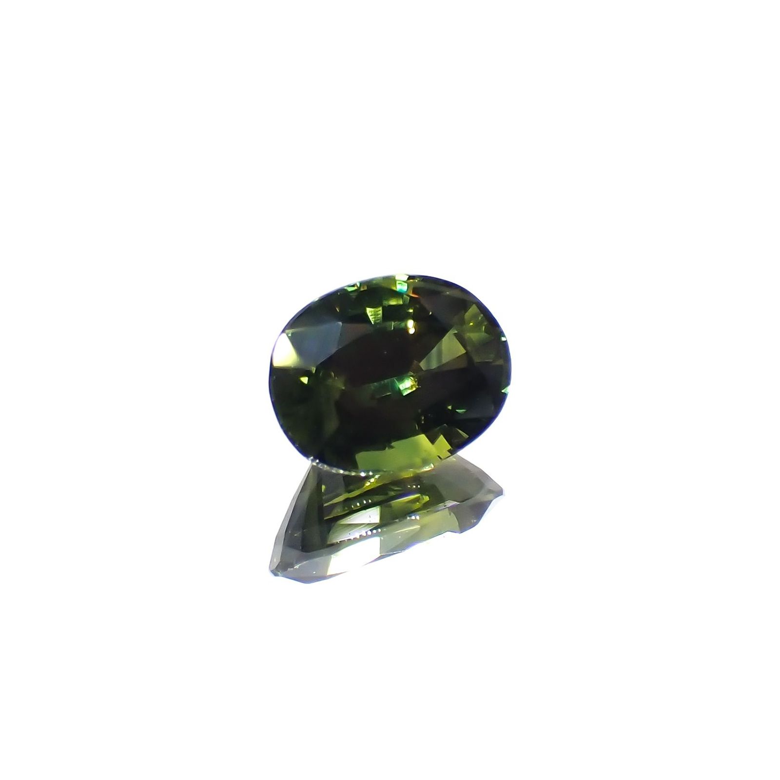 バイカラーサファイア オーストラリア産 1.01ct / 6.7x5mm前後 [221018360]