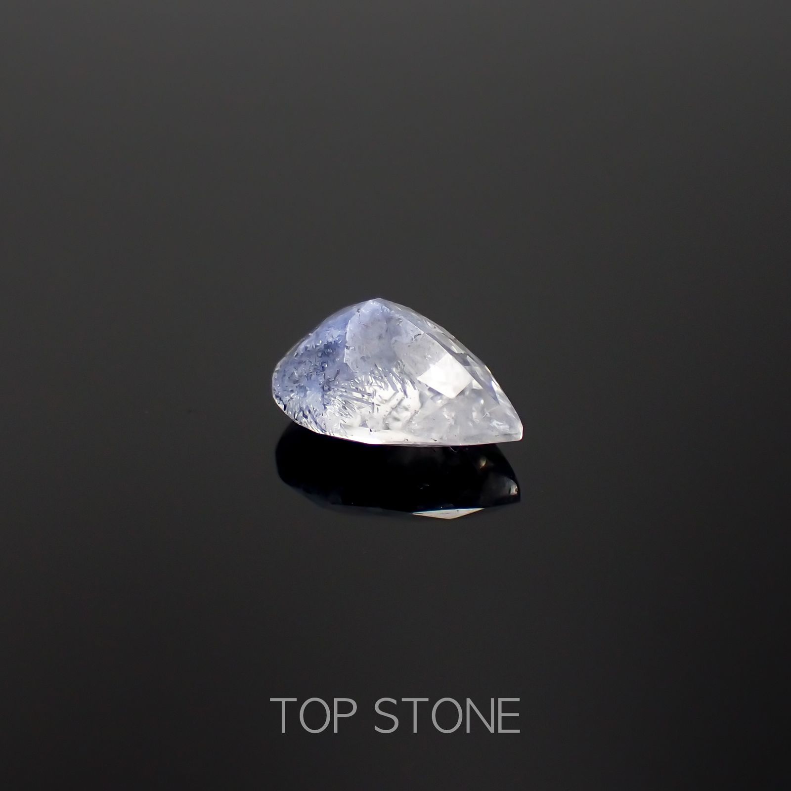 デュモルチェライトインクォーツ ブラジル産 1.65ct[230320871]9.6x7.4mm前後