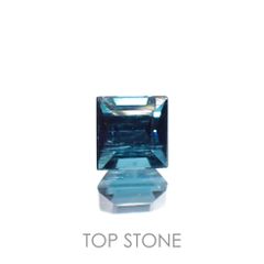 インディゴライト(宝石名トルマリン)アフガニスタン産 0.28ct 識別済[221219457]3.5x3.6mm前後