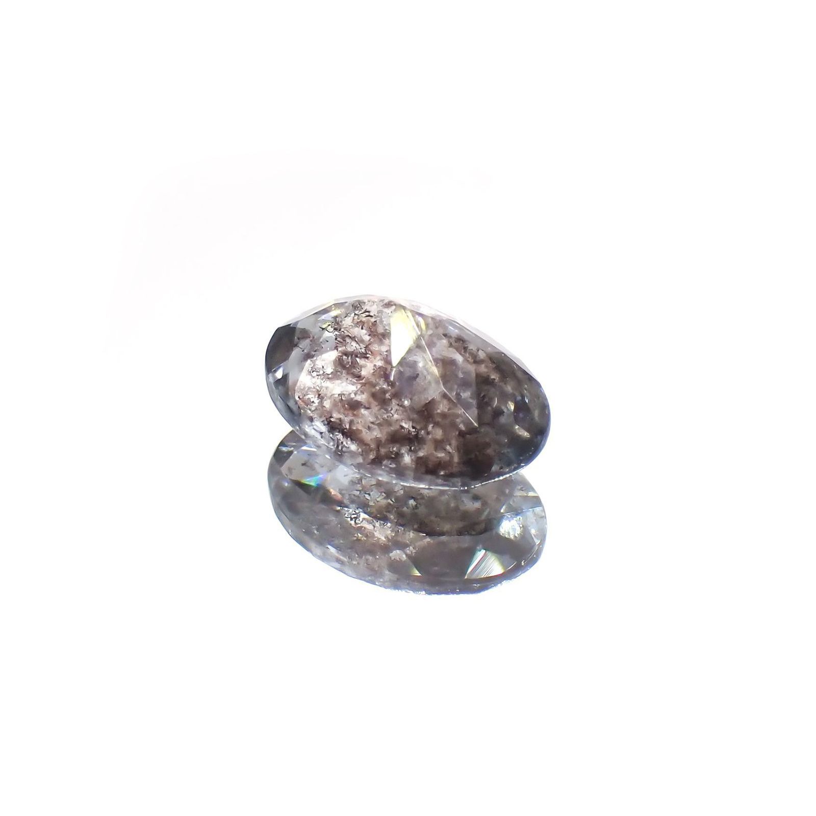 アベンチュリンアクアマリン ナイジェリア産 0.69ct / 7x5.1mm前後 [260114436]