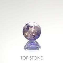 ブラッドショットアイオライト インド産 ルース 0.79ct[201812386]5.7×5.7mm前後