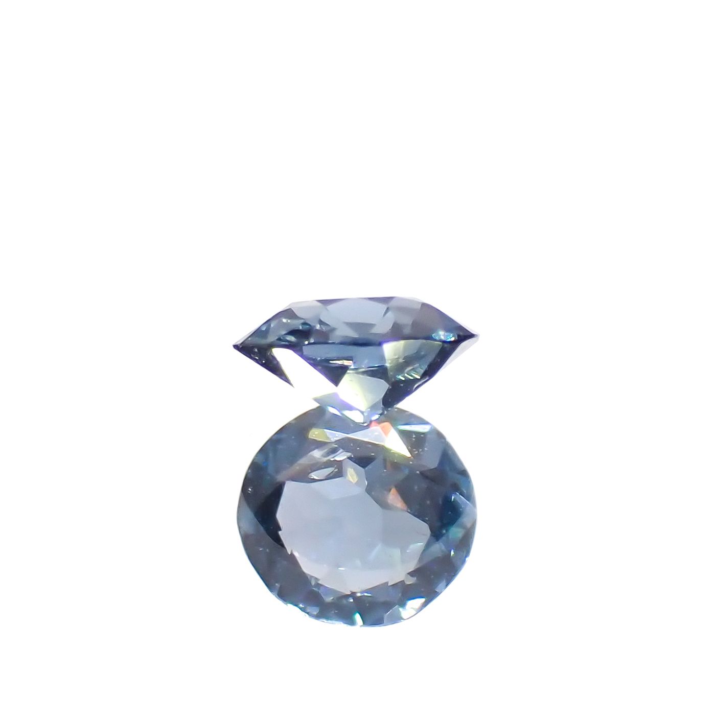 コバルトブルースピネル(宝石名ブルー・スピネル)タンザニア産 0.150ct ソ付(日独)[230622544]3.49x3.57mm前後