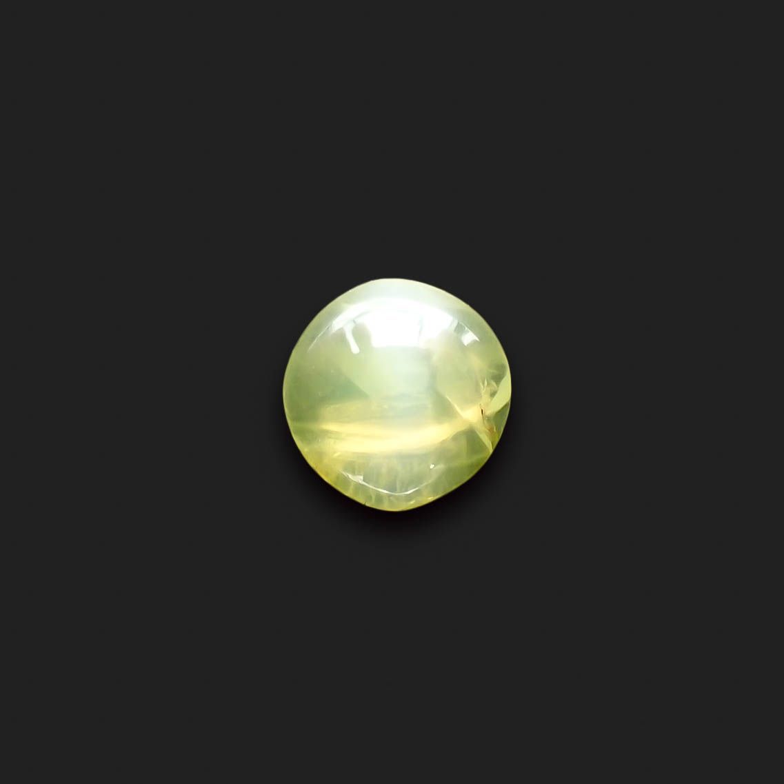 クリソベリルキャッツアイ スリランカ産 0.37ct[230119795]4.2x4.2mm前後