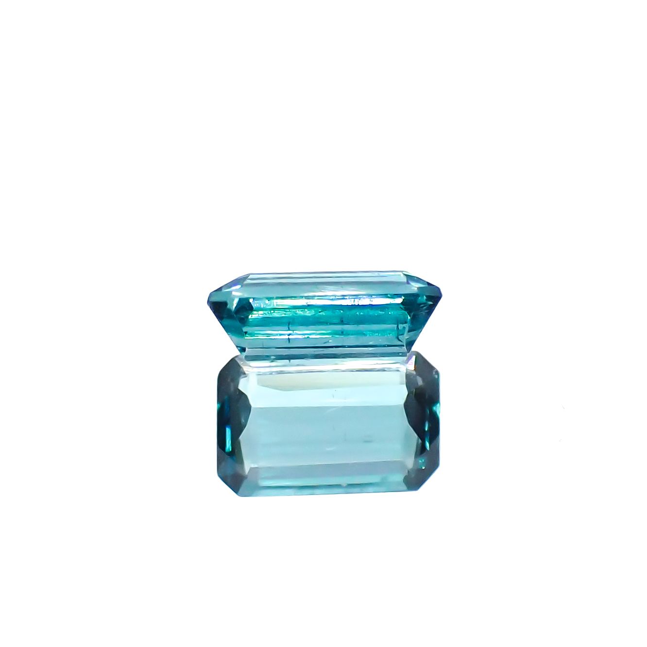 ブルートルマリン(宝石名トルマリン)アフガニスタン産 0.42ct 識別済[231225172]5.6x3.6mm前後