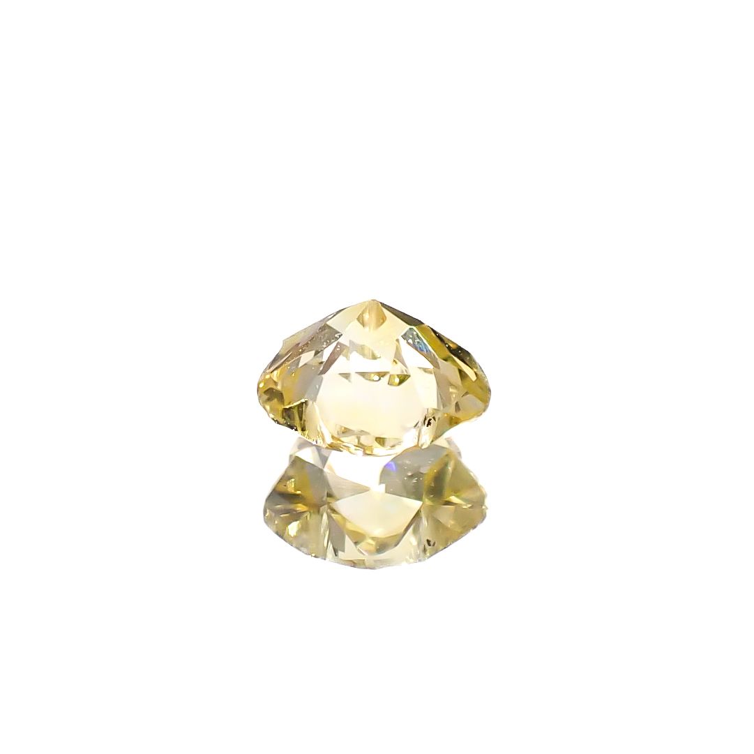 ◇カスタム・フラワーカット◇ファンシーカラーサファイア スリランカ/マダガスカル産 0.35ct[240929073]4.2x4.3mm前後