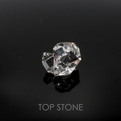 ハーキマーダイヤモンド アメリカ産 原石・結晶 2.54ct[20117555]9.4×8.2mm前後