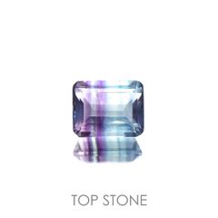 パーティカラーフローライト(宝石名フルオライト)ブラジル産 4.50ct 識別済[220115081]10.2x8.1mm前後