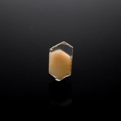 ファントムクォーツ 原石スライス ブラジル産 5.96ct [250330078]10.6x18.3mm前後
