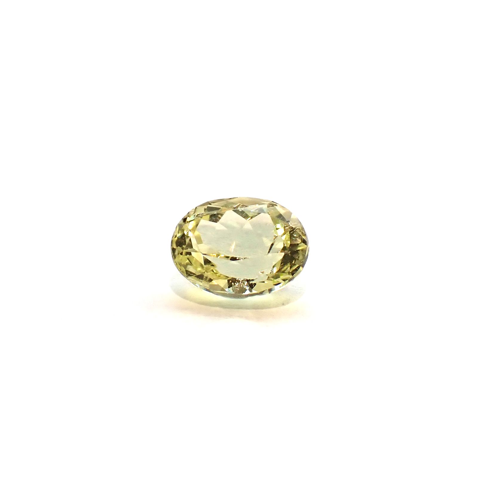 イエローアパタイト メキシコ産 1.16ct / 7x5.6mm前後 [260632464]