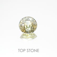 グリーンジルコン スリランカ,カンボジア産 ルース 1.39ct[20208055]6.2×6.2mm前後