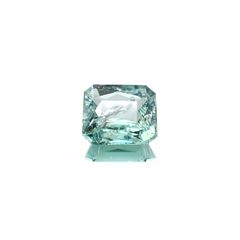 パライバトルマリン(宝石名トルマリン/別名パライバ・トルマリン) モザンビーク産 ソ付(宝貴協) 6.620ct / 12.5×10.9mm前後 [21049392]