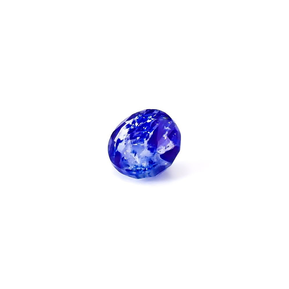 ラズライトインソーダライト フルオレッセンス アフガニスタン産 0.64ct / 5.9x5.8mm前後 [260431996]