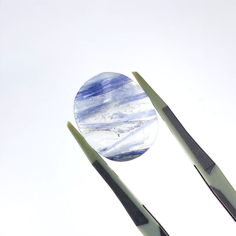 カイヤナイトインクォーツ ブラジル産 14.50ct[230421617]20.8x17mm 