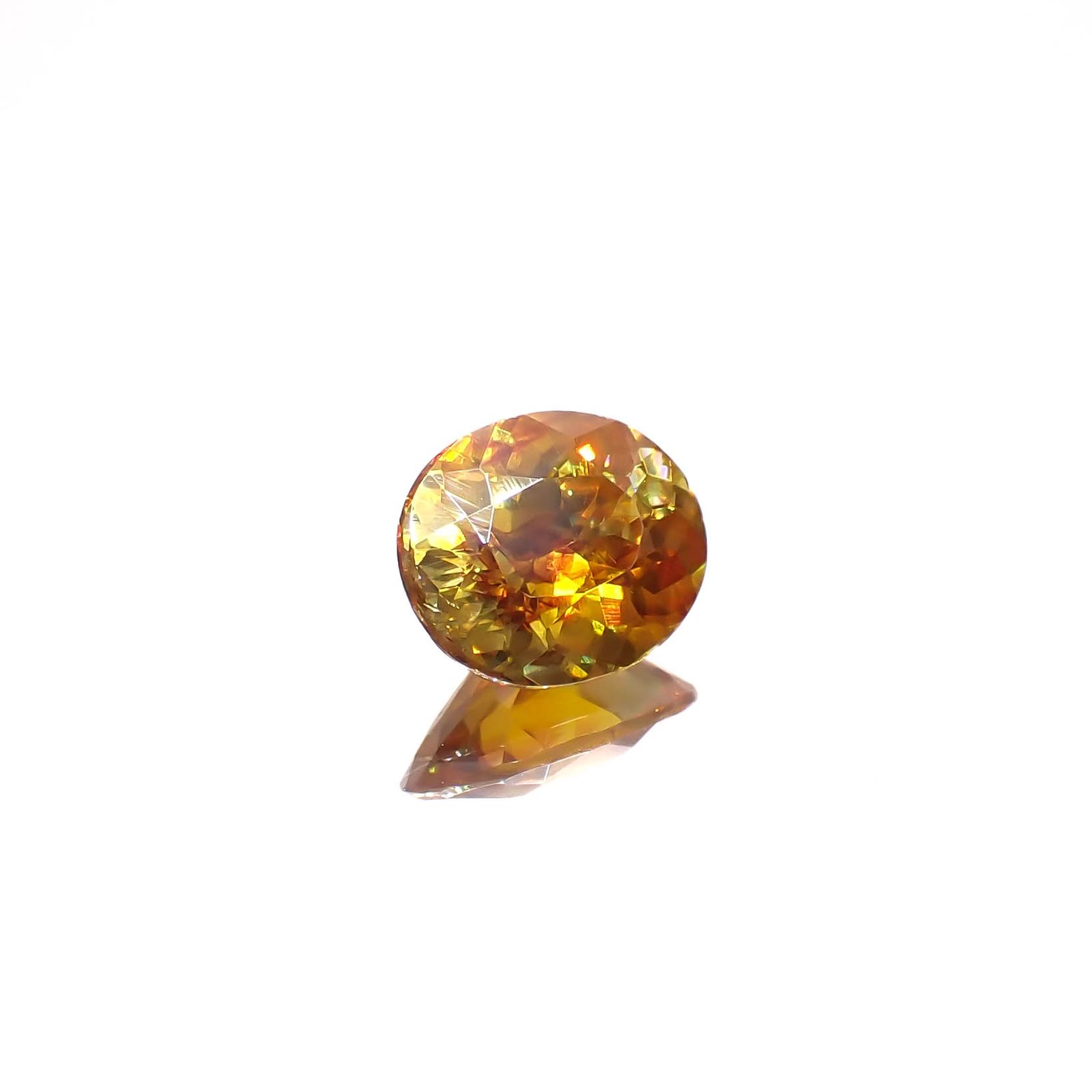 スファレライト スペイン産 1.38ct[230421671]7.5x6.3mm前後