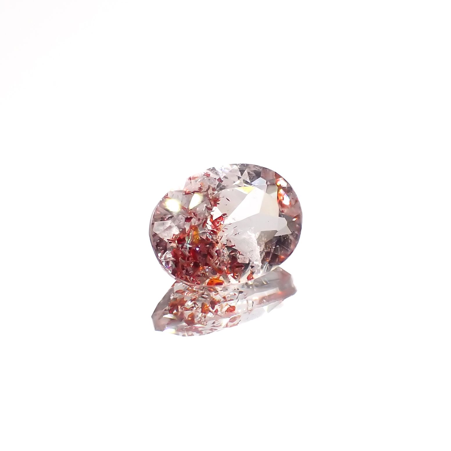 ファイヤークォーツ ナイジェリア産 1.25ct[230421749]8.3x6.3mm前後