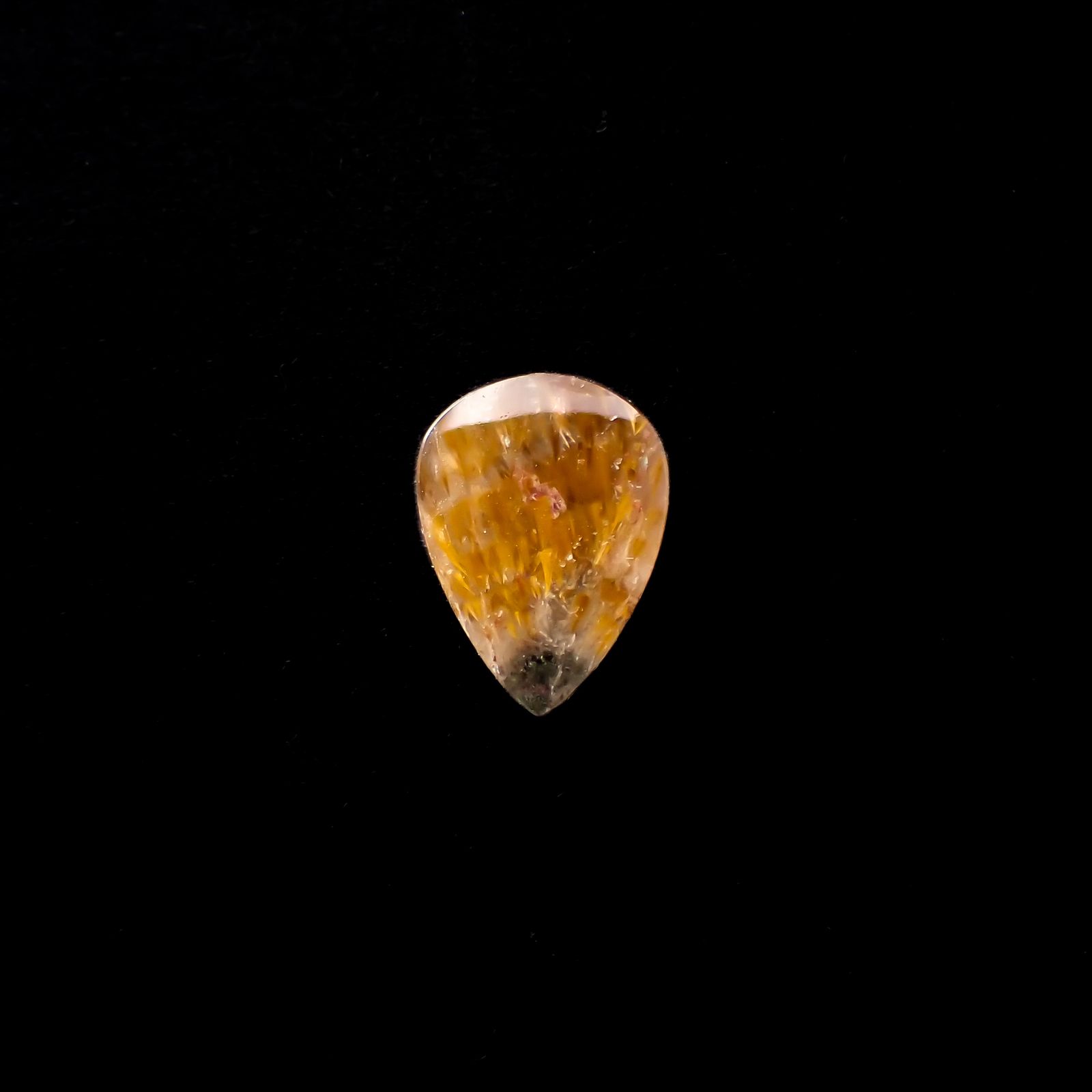 ゲーサイトインクォーツ ブラジル産 4.67ct[240427077]14x10.3mm前後