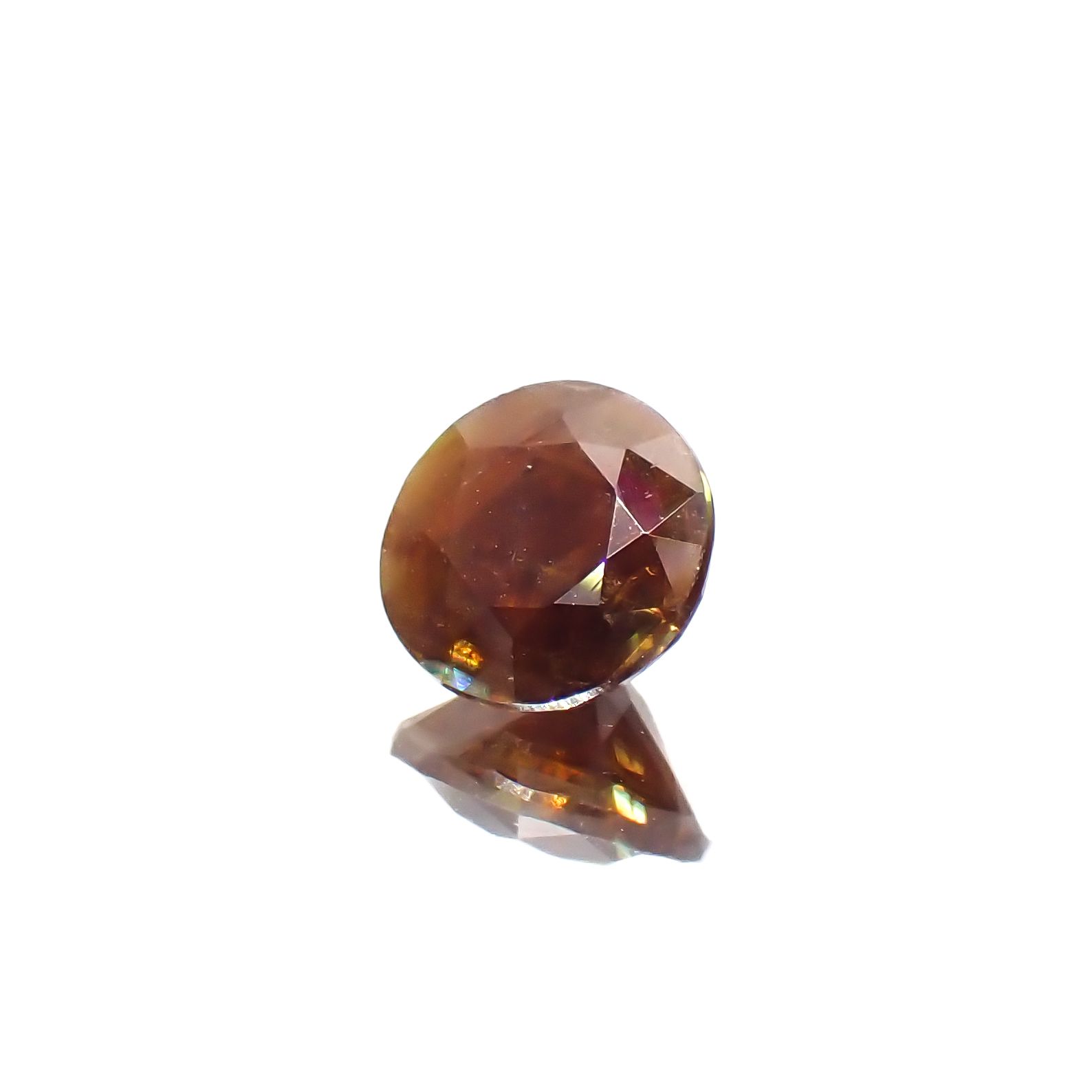レインボーガーネット 日本・奈良県天川村産 0.99ct[230521955]6x6mm前後