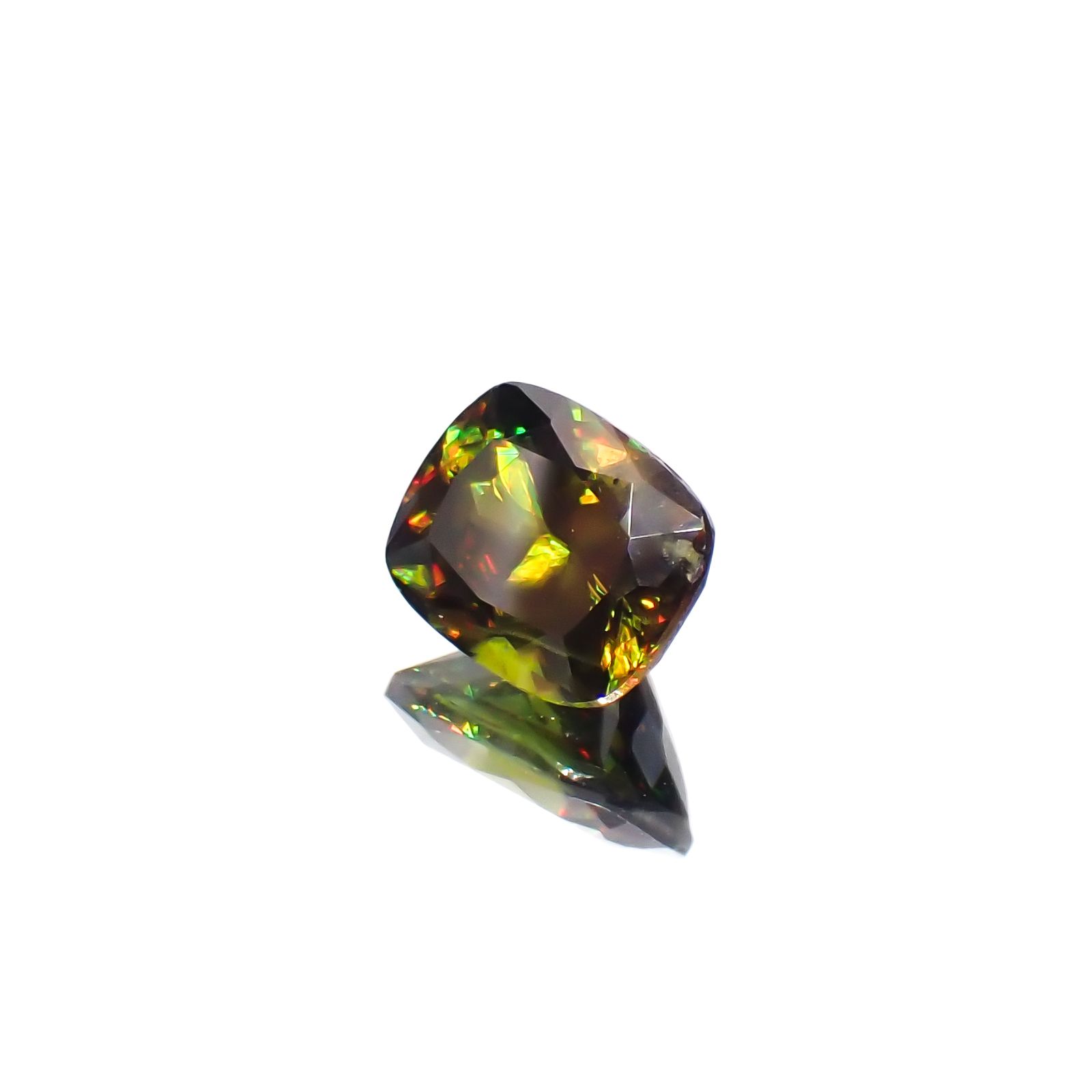 カラーチェンジスフェーン パキスタン産 1.58ct[231224744]7.5x6mm前後