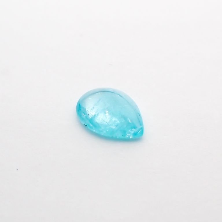 パライバトルマリン(宝石名トルマリン/別名パライバ・トルマリン) ブラジル・キントス鉱山産 0.316ct ソ付(宝貴協)[210711754]6.1×4.5mm前後