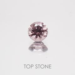 マラヤガーネット(宝石名ガーネット) タンザニア産 0.22ct 識別済[21059374]3.6×3.6mm前後