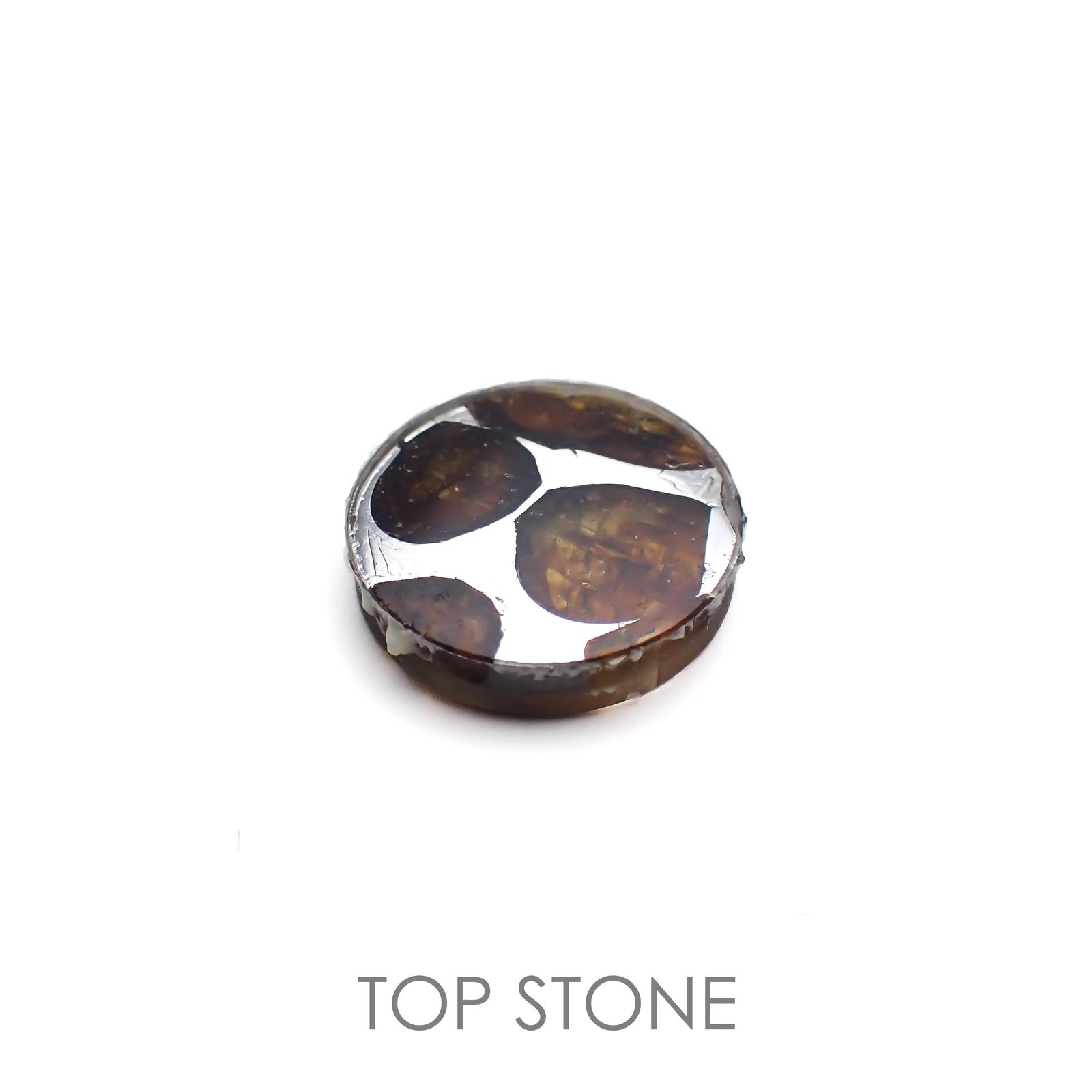 パラサイト隕石Sericho トリプレット 発見地：ケニア 4.28ct[220817527]12.2x12.1mm前後