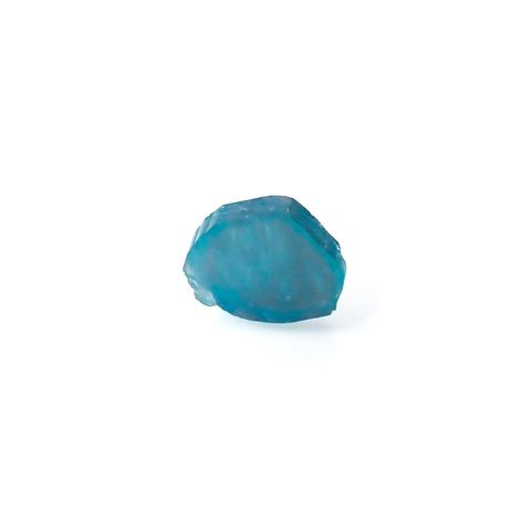 パライバトルマリン 原石スライス ブラジル・パライバ州バターリャ鉱山産 2.58ct / 9.1x10.7mm前後 [251016506]