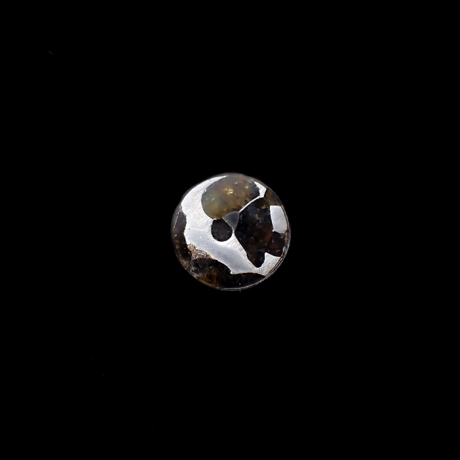 パラサイト隕石Sericho トリプレット 発見地:ケニア 5.47ct[240125715]12x12mm前後