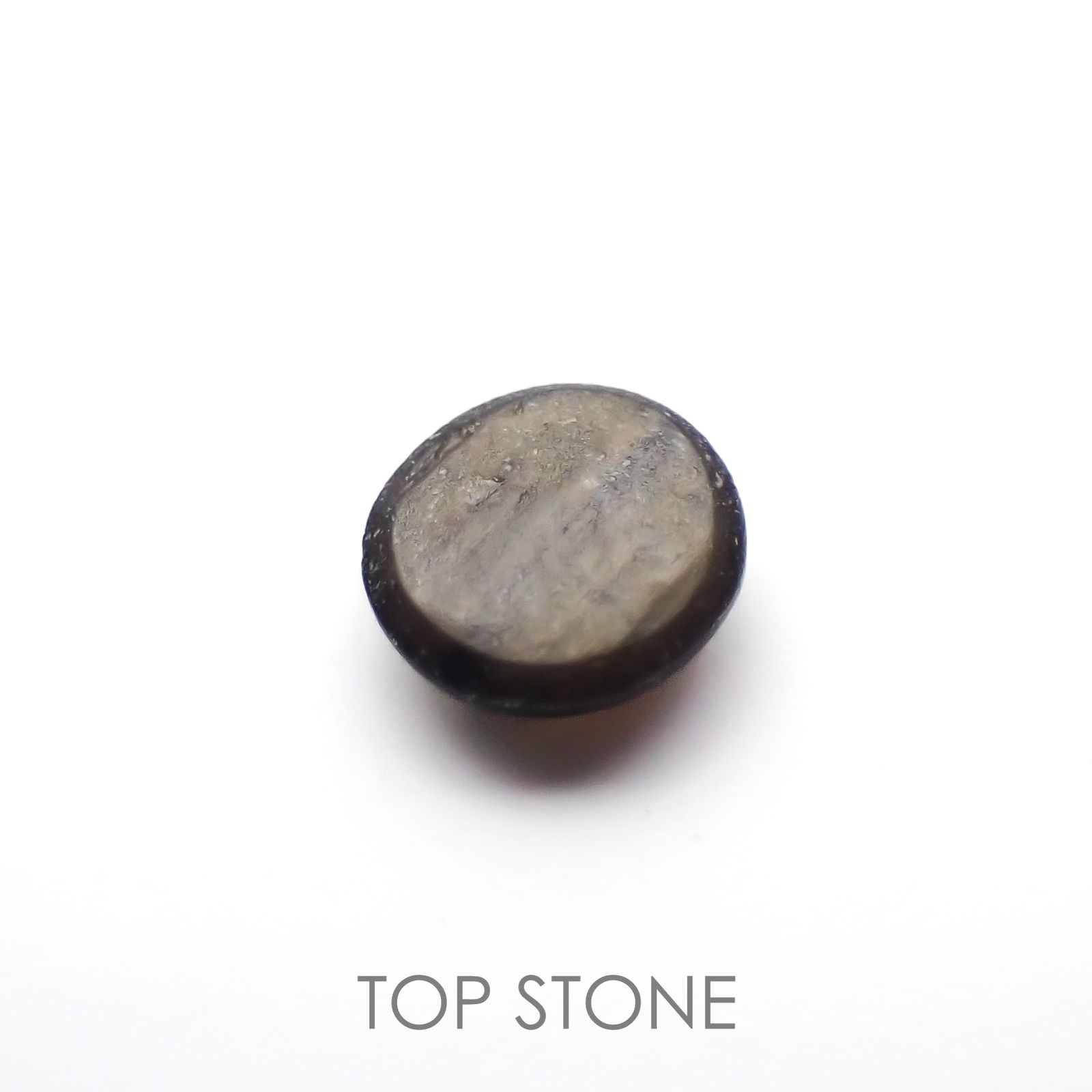 ゴールドシーンサファイア(宝石名シーン・サファイア)ケニア産 0.32ct 識別済[220616227]4.2x4.1mm前後