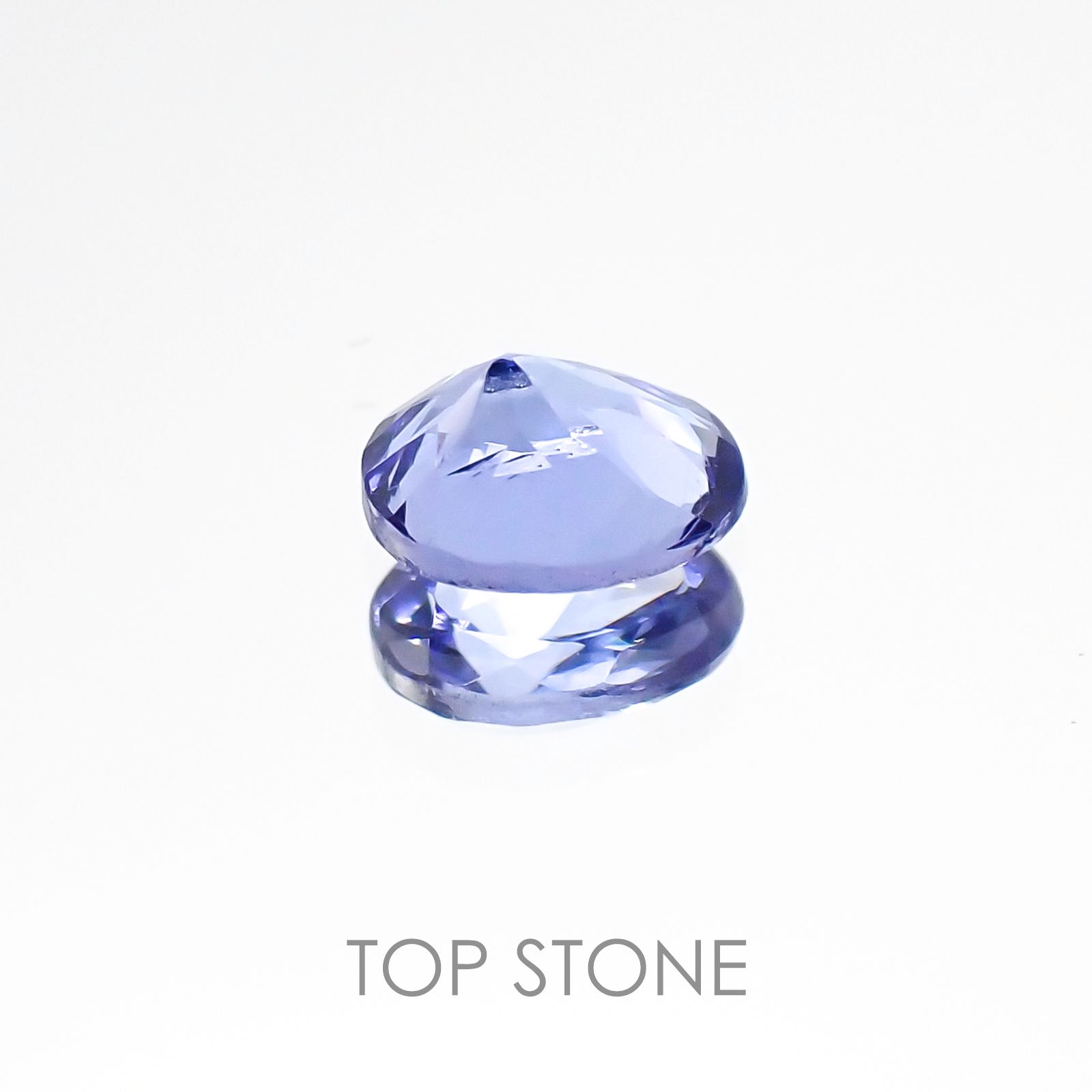 タンザナイト(宝石名タンザナイト) タンザニア産 0.34ct 識別済[20117207]4.9×3.8mm前後
