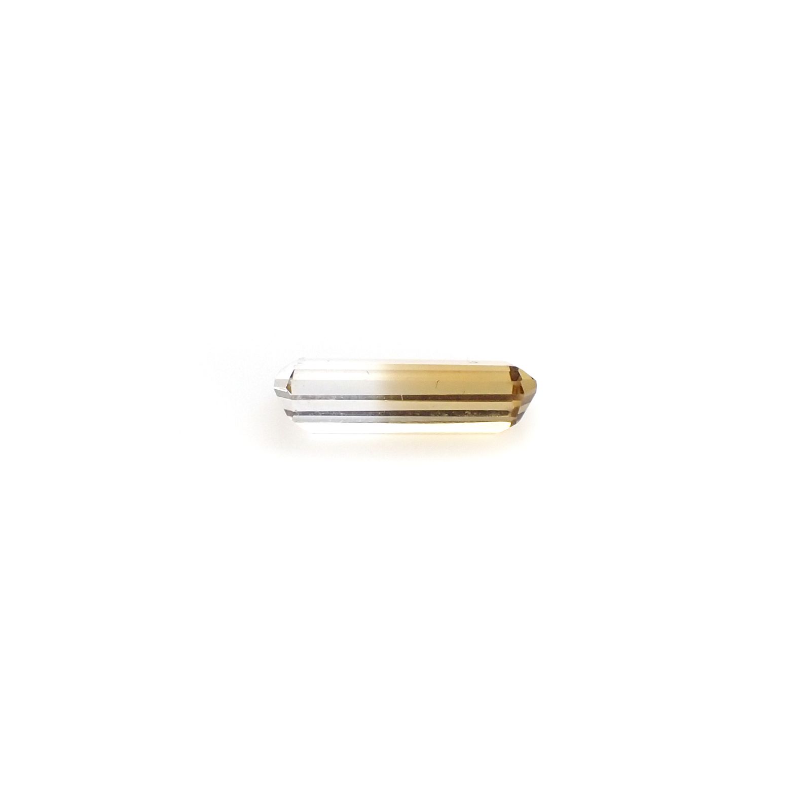 バイカラーシトリン ブラジル・ミナスジェライス州産 4.58ct[240326466]15.8x7.1mm前後