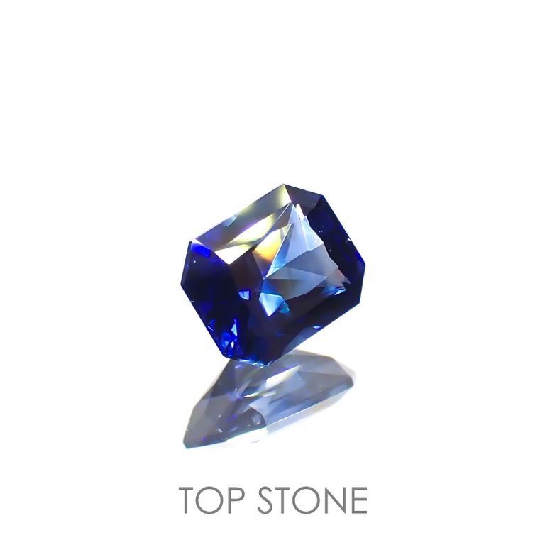ブルーサファイア(宝石名サファイア非加熱) マダガスカル産 0.52ct GIA鑑付[210310222]5×4mm前後 | TOP  STONE(トップストーン)
