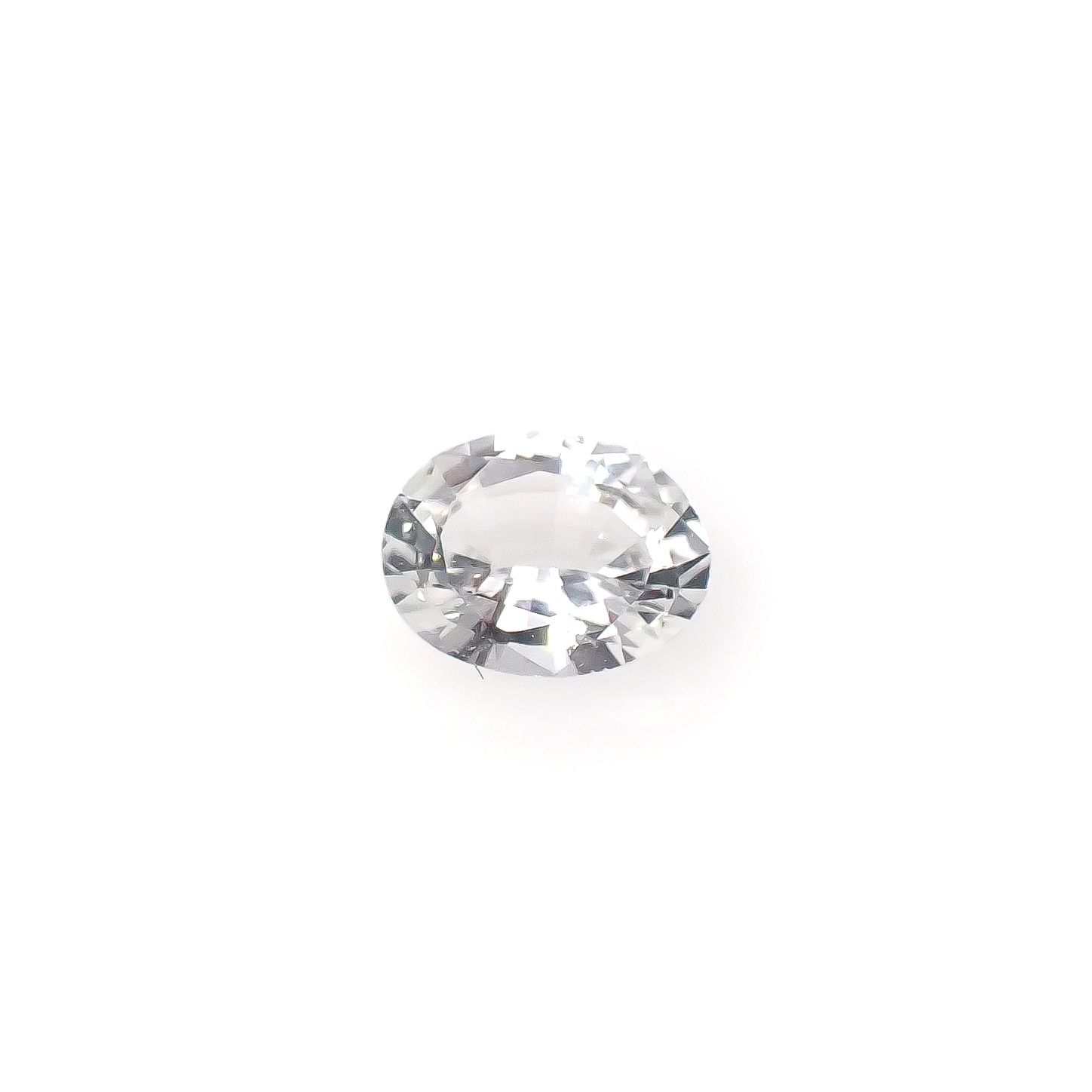 カラーレスサファイア スリランカ産 0.34ct[240527476]5x3.9mm前後
