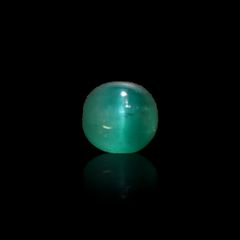 エメラルドキャッツアイ(宝石名エメラルド・キャッツアイ)コロンビア産 1.162ct ソ付(彩珠)[231023867]5.8x5.5mm前後